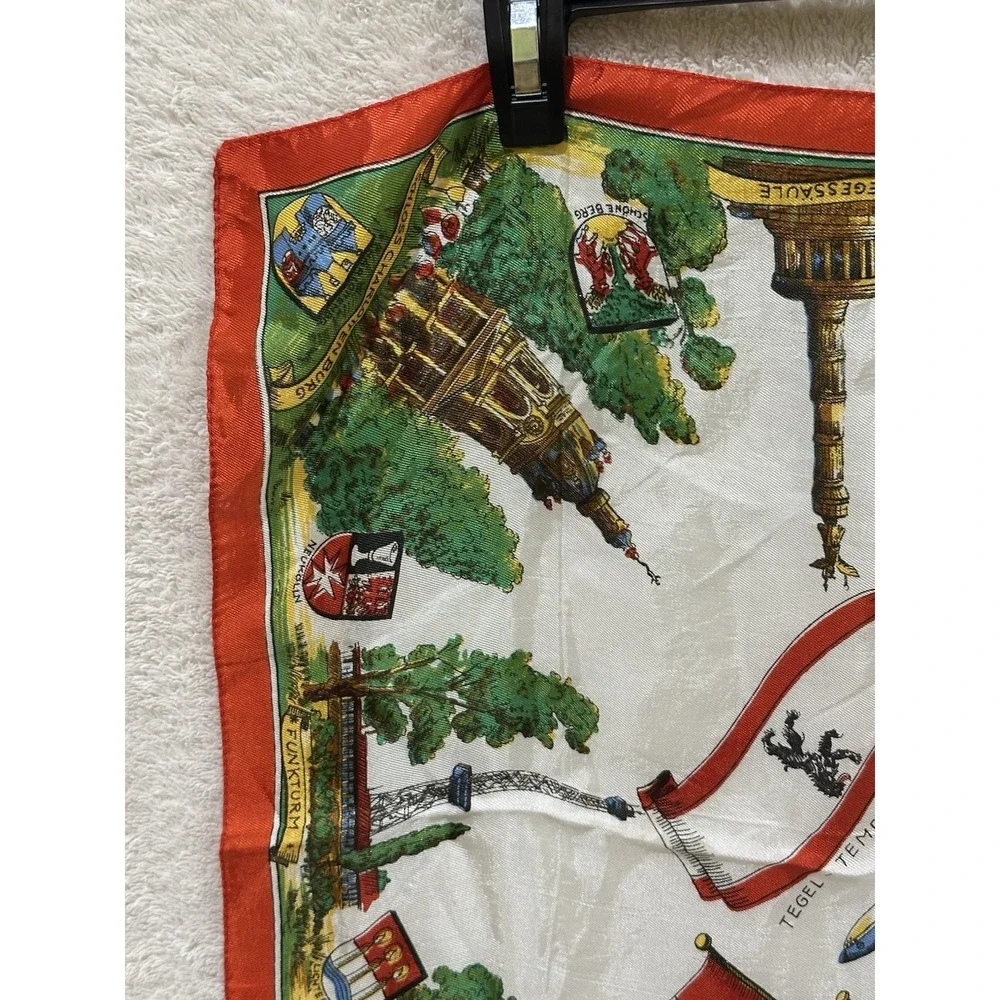 Vintage Hanky / Scarf BERLIN Travel‎ Souvenir Tourist Square